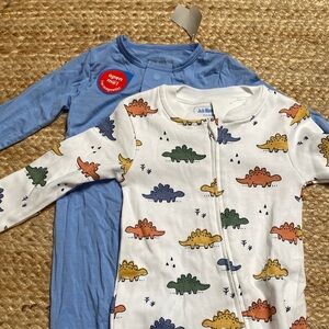 Colorful Dinosaur Baby Onesie Set